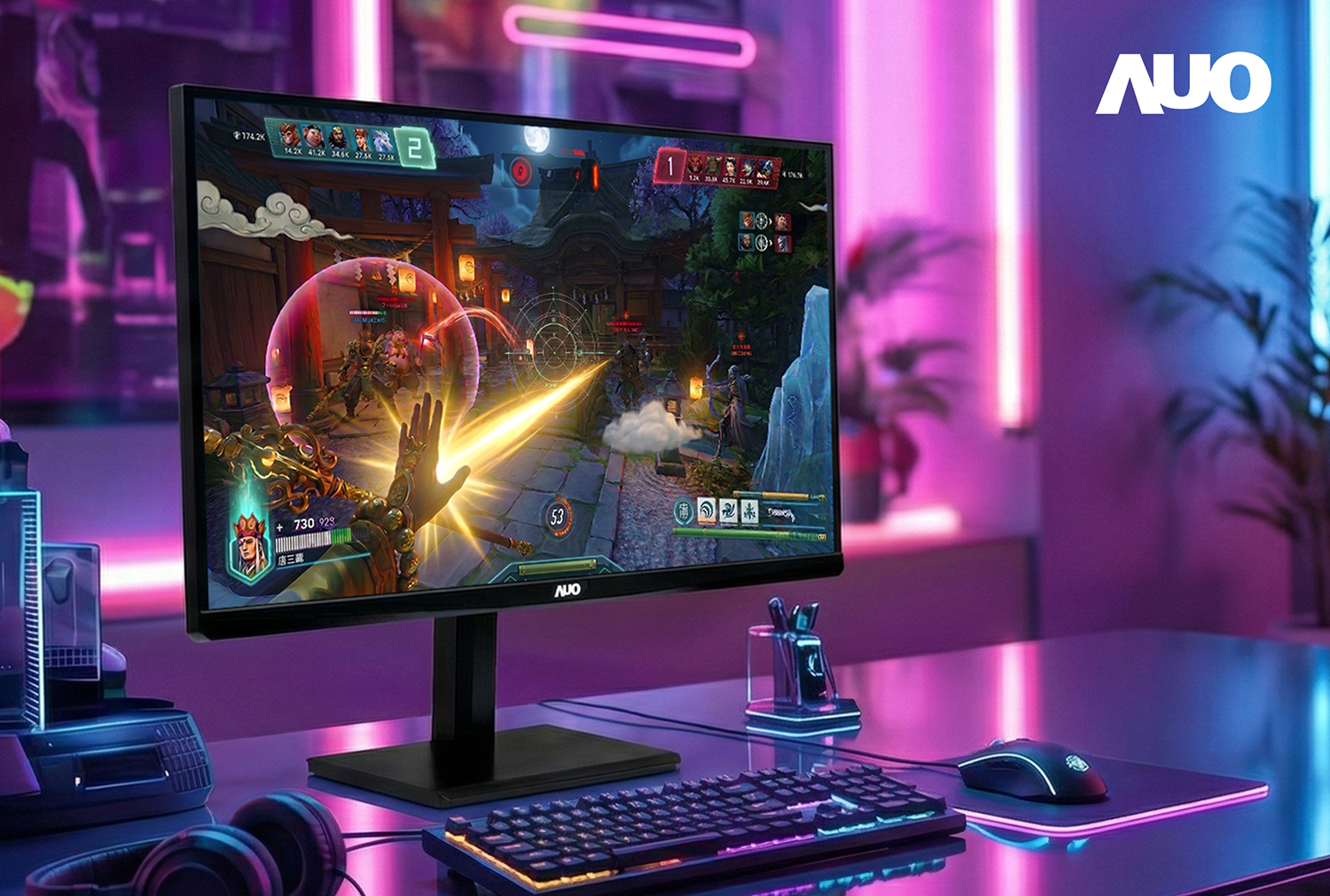 AUO introduces dual mode switchable 32 inch 4K 360Hz and 27 inch 5K 180Hz displays that combine ultra high resolution with extreme refresh rates, supporting fast image updates and low latency interaction for AI computing, content creation, and immersive entertainment.